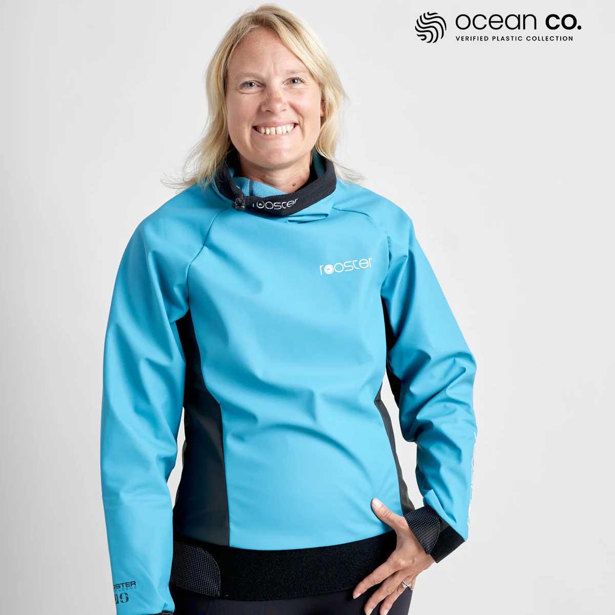 Rooster Womens Pro Lite Aquafleece Top - Teal