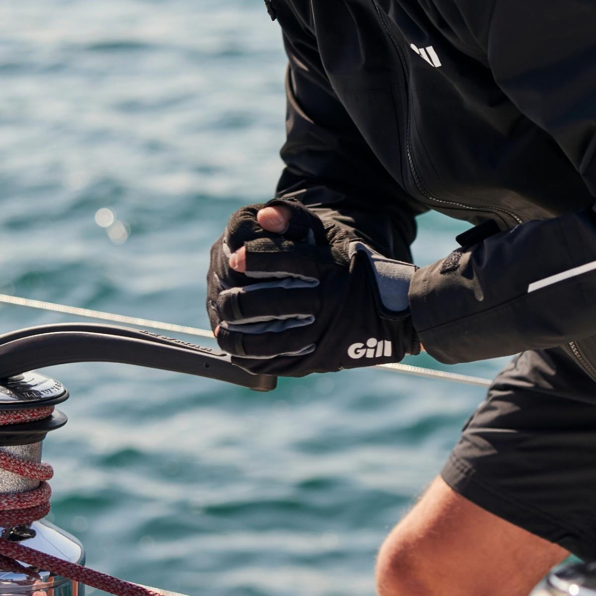 Gill Deckhand Short Finger Sailing Gloves