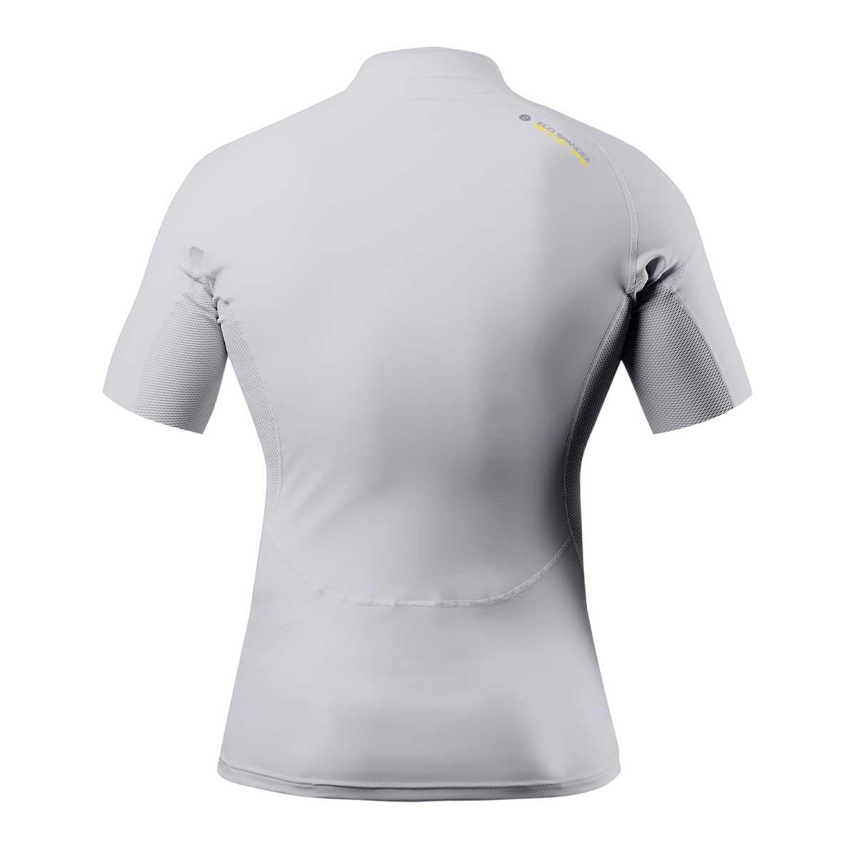 Zhik Mens Short Sleeve Spandex Rash Vest Top - Platinum