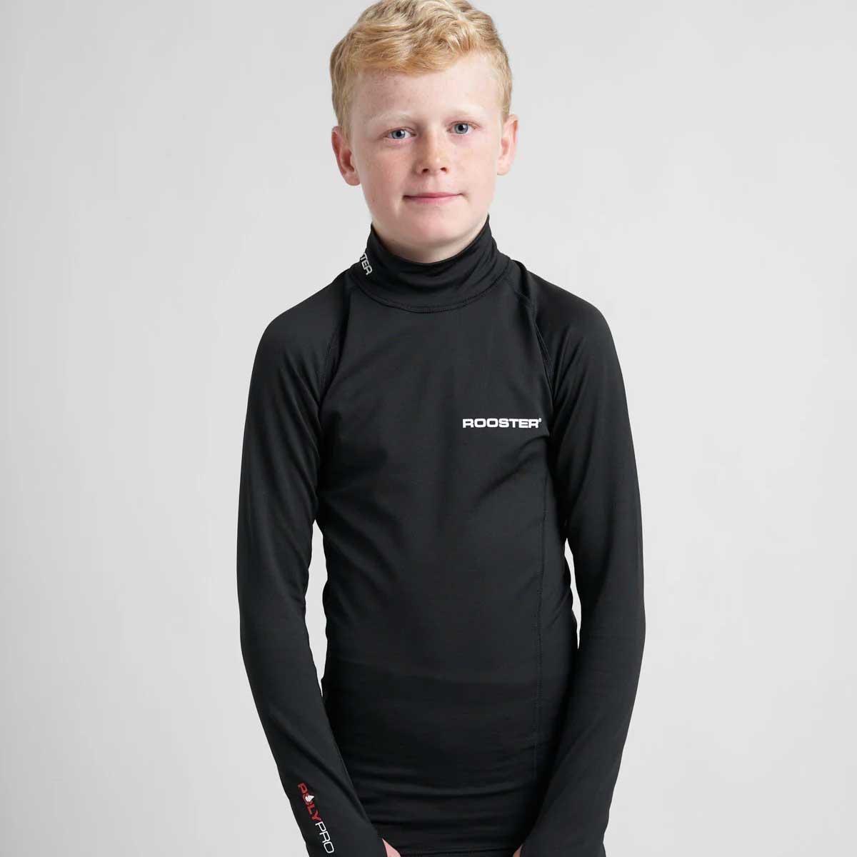 Rooster Junior Long Sleeve PolyPro Top