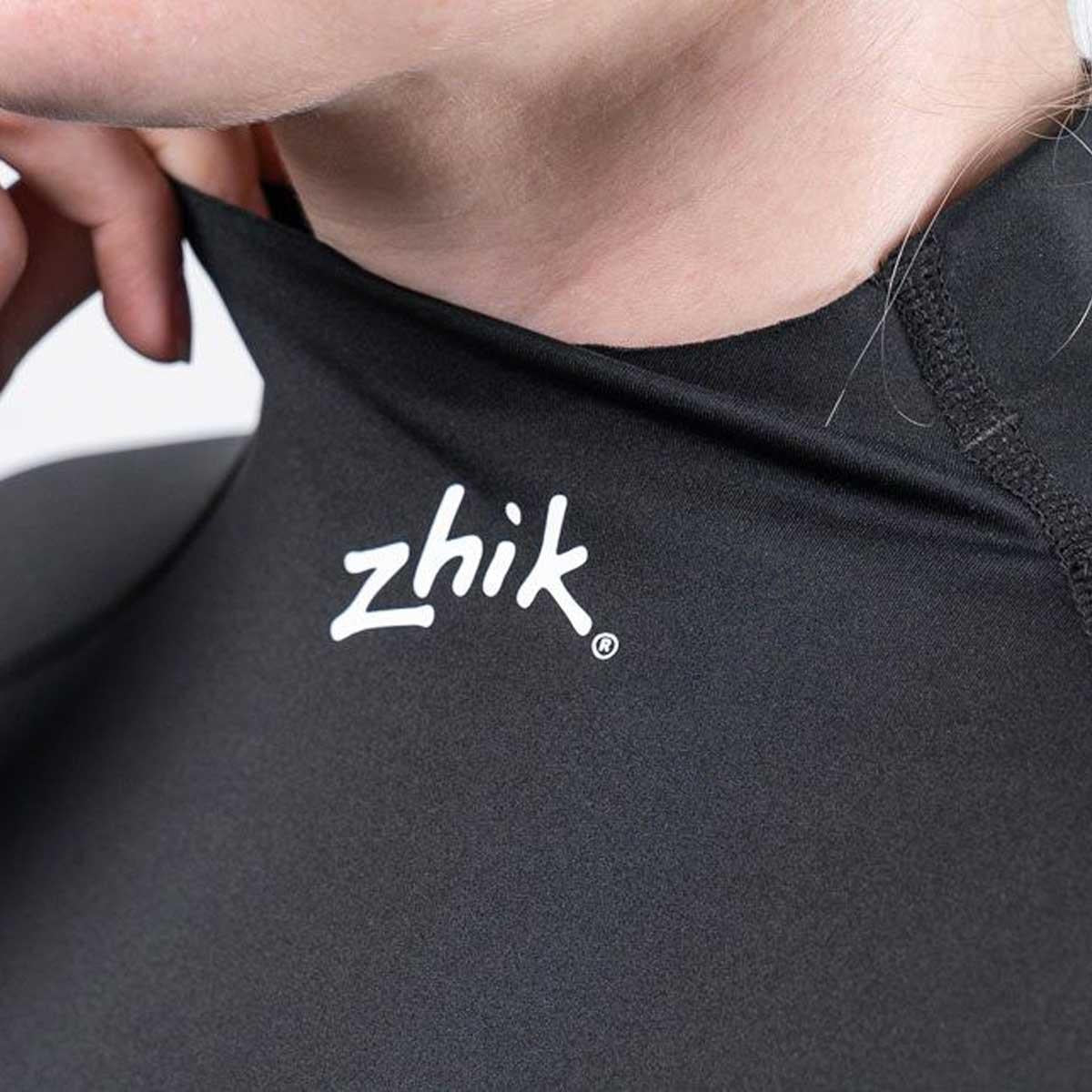 Zhik Womens Long Sleeve Spandex Rash Vest Top - Black