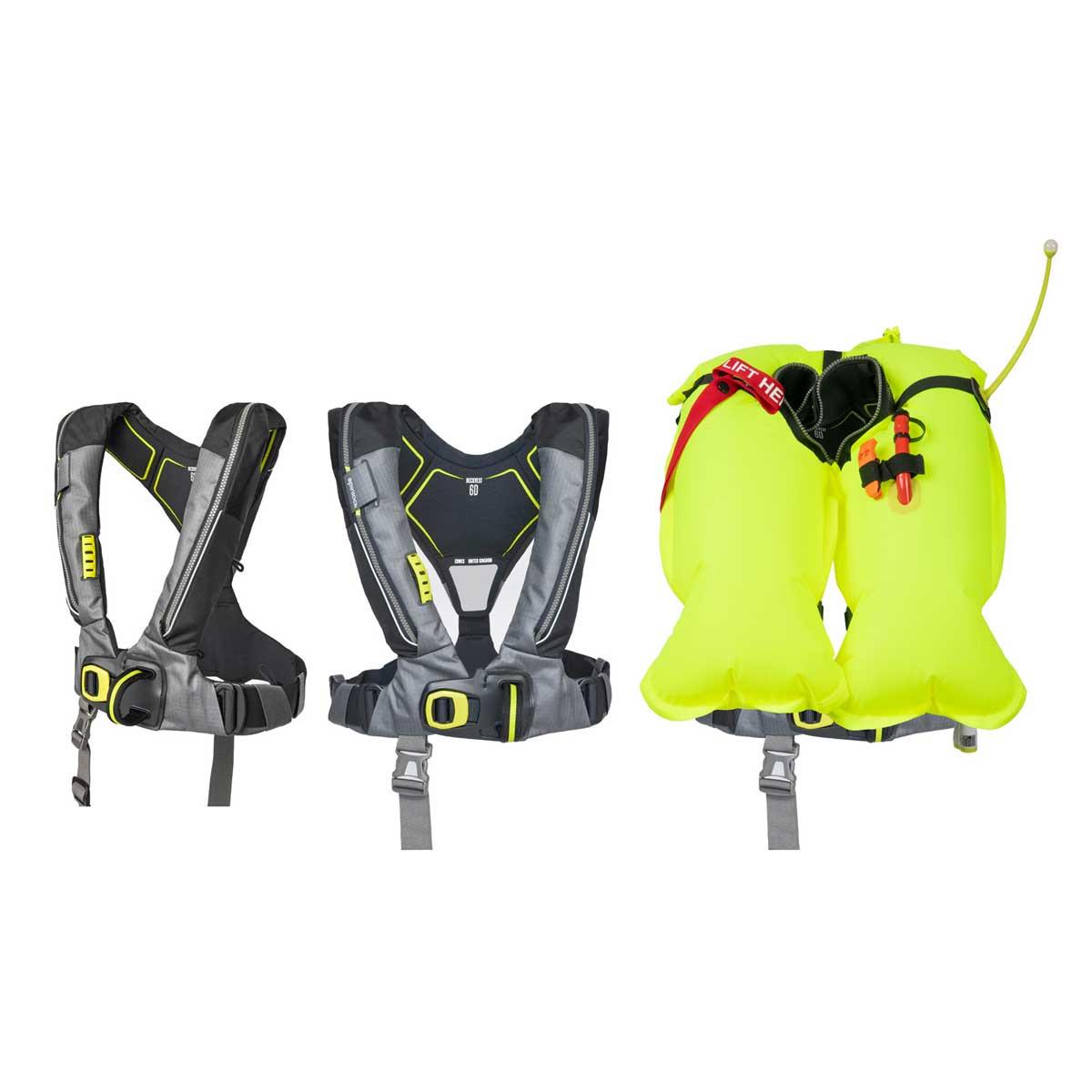 Spinlock Deckvest 6D 170N Life Jacket Harness - Black