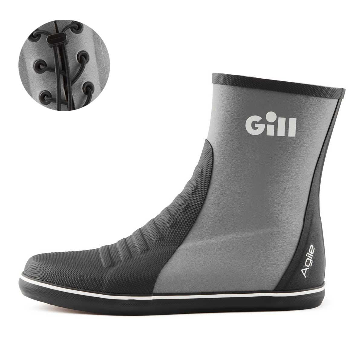 Gill Agile Sailing Boots - Black/Ash