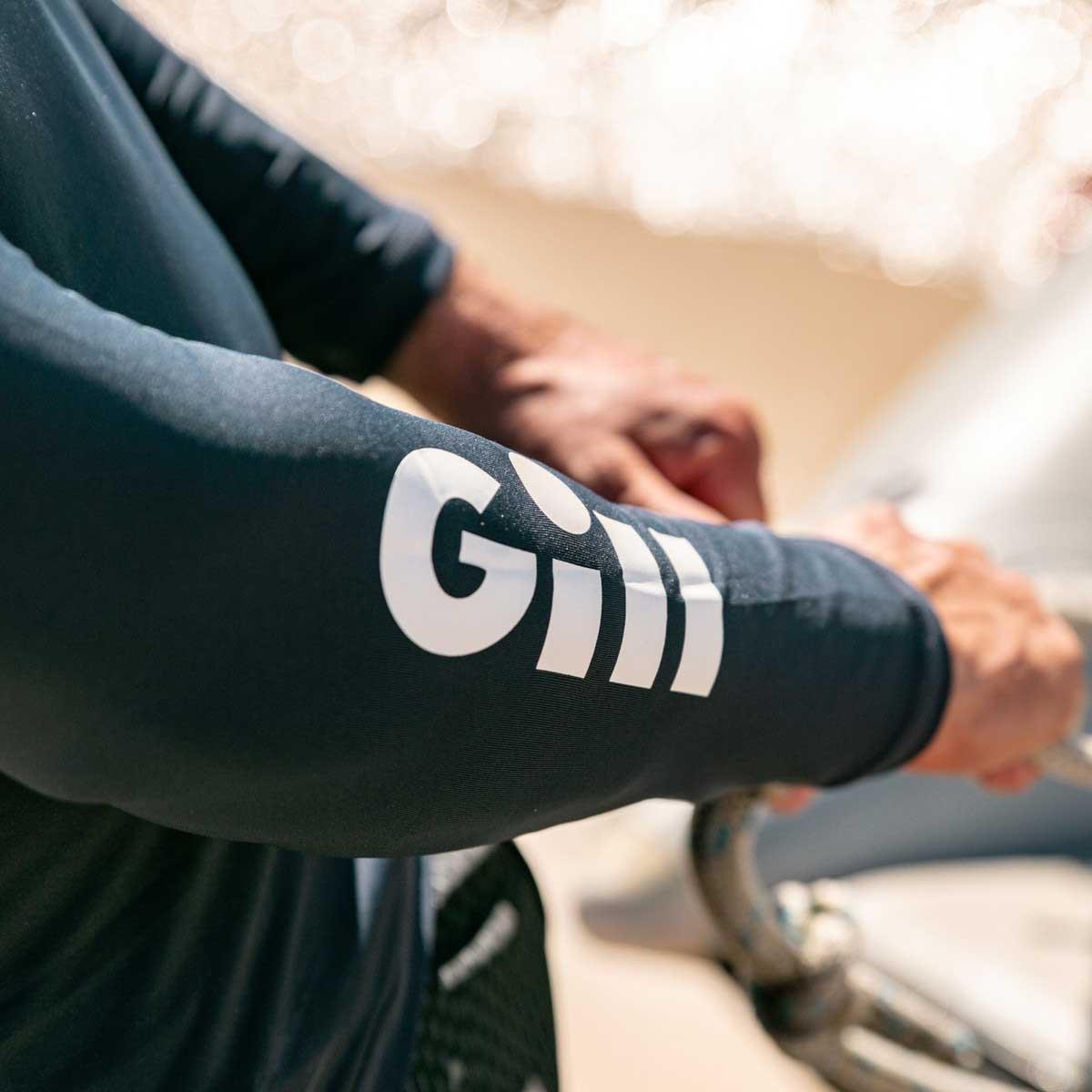 Mens Gill Zenzero Rash Vest - Dark Navy