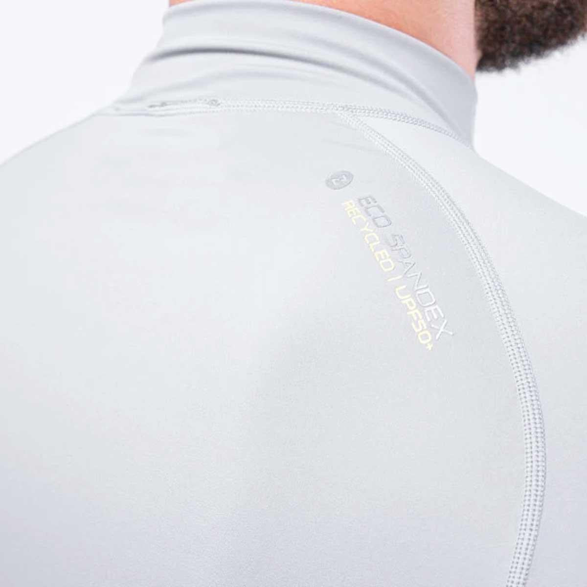 Zhik Mens Long Sleeve Spandex Rash Vest Top - Platinum