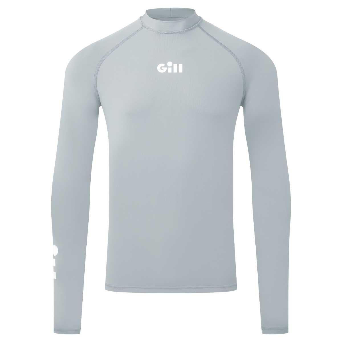 Mens Gill Zenzero Rash Vest - Light Grey
