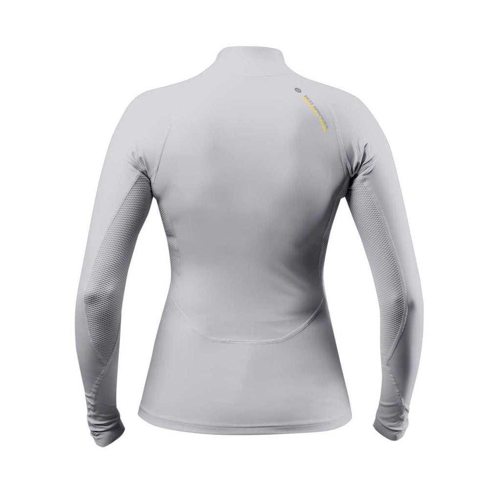 Zhik Womens Long Sleeve Spandex Rash Vest Top - Platinum