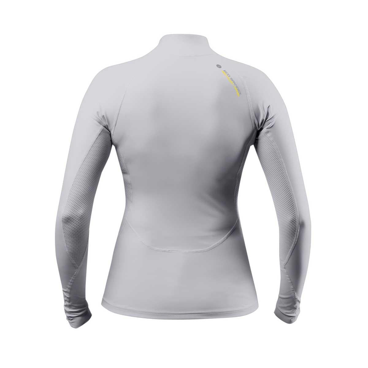 Zhik Womens Long Sleeve Spandex Rash Vest Top - Platinum