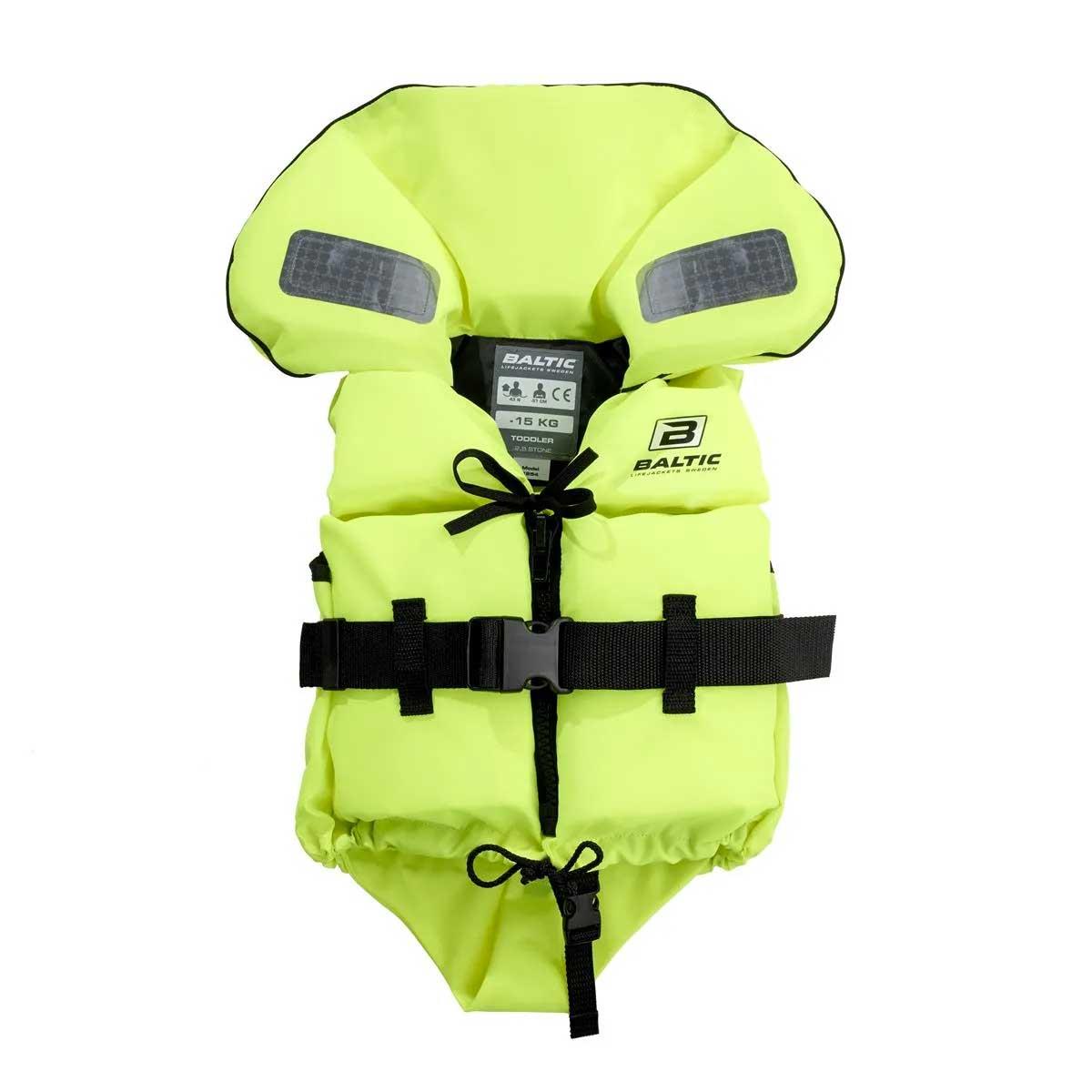 Baltic Toddler Split Front Lifejacket 3-15kg Yellow
