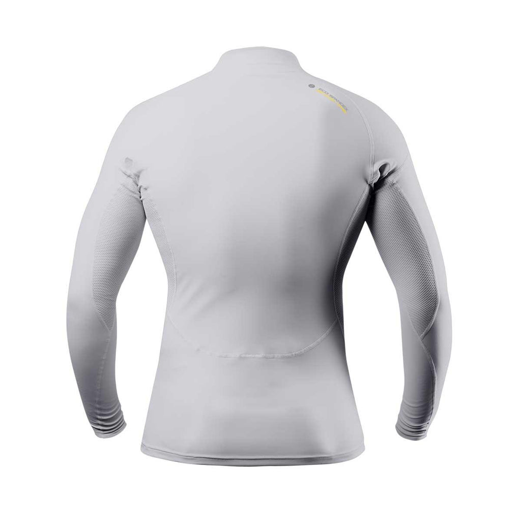 Zhik Mens Long Sleeve Spandex Rash Vest Top - Platinum
