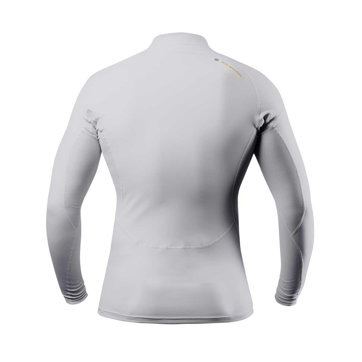 Zhik Mens Long Sleeve Spandex Rash Vest Top - Platinum