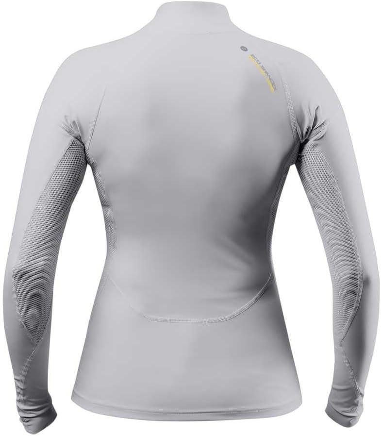 Zhik Womens Long Sleeve Spandex Rash Vest Top - Platinum