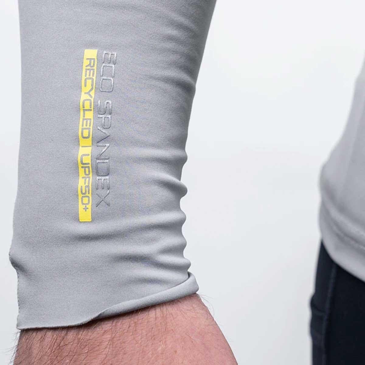 Zhik Mens Long Sleeve Spandex Rash Vest Top - Platinum