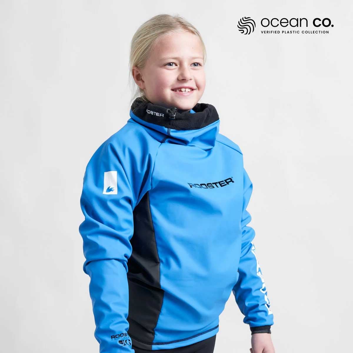 Rooster Junior Classic Aquafleece Top - Signal Blue