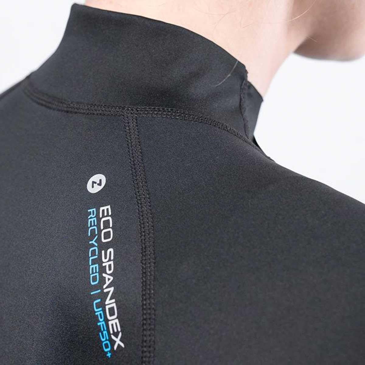 Zhik Womens Long Sleeve Spandex Rash Vest Top - Black