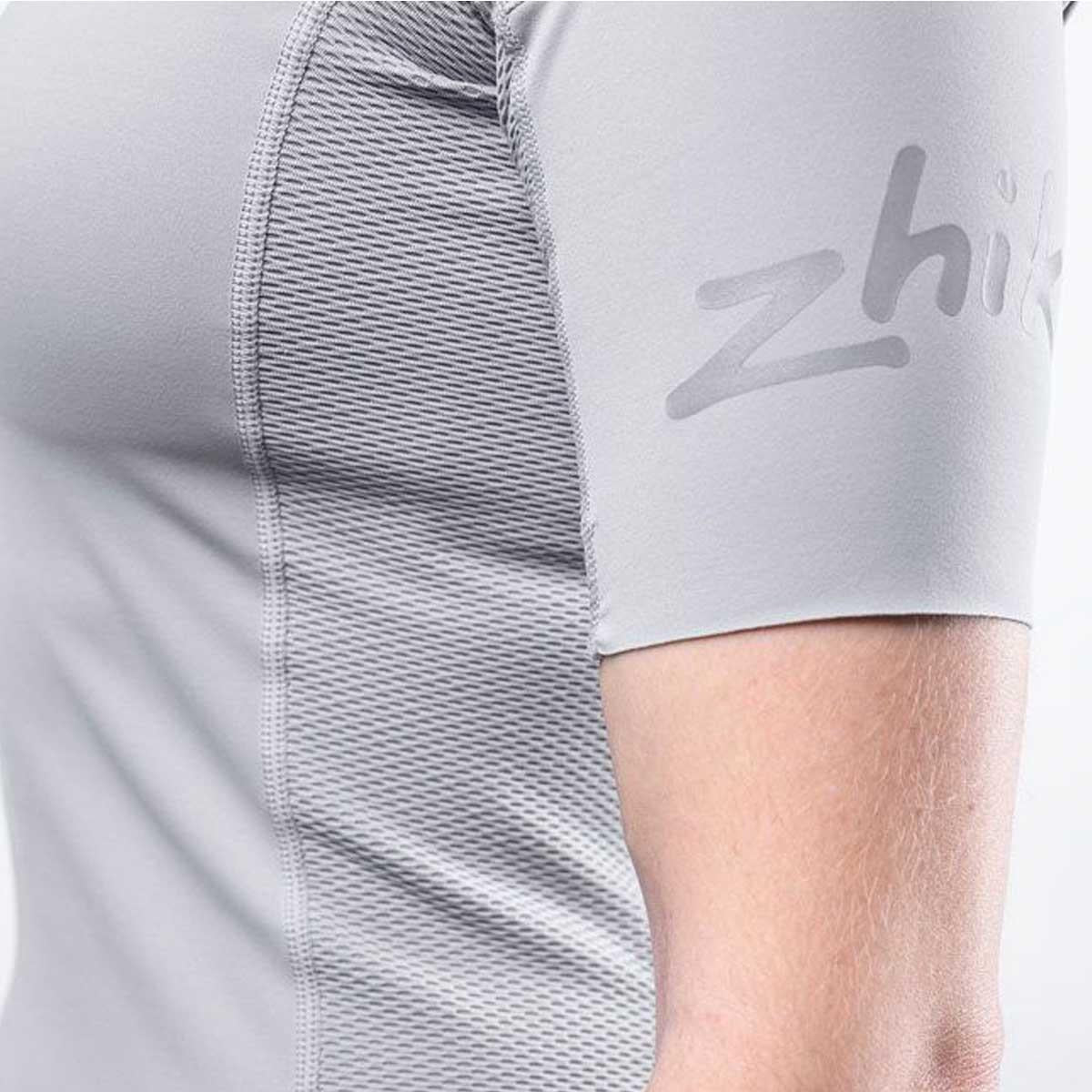 Zhik Womens Short Sleeve Spandex Rash Vest Top - Platinum