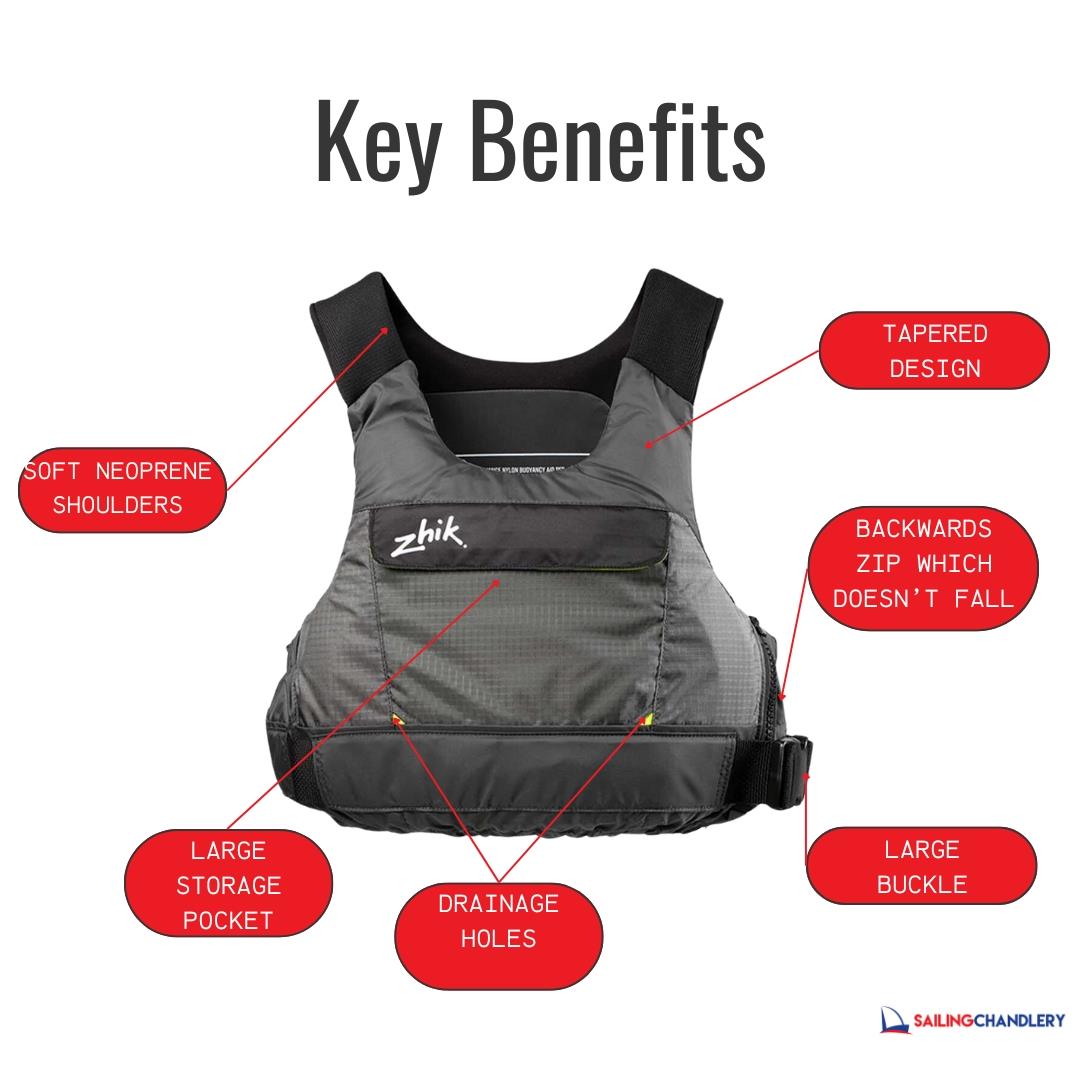 Zhik P3 PFD Buoyancy Aid - Grey